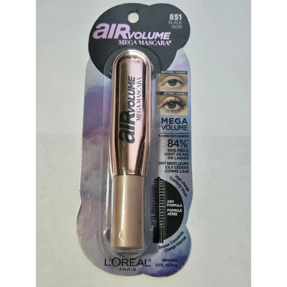 Loreal Air Volume Mega‎ Mascara 851 Black New in Box